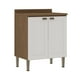 thumbnail image 1 of Mueble base 2 Puertas de Cocina Conecta - Ebano Fosco Blanco 1304P.0001, 1 of 2