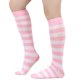 thumbnail image 1 of suxuMhao Calcetines Gruesos a Rayas para Pantorrilla, 3 Pares Talla Única para la Mayoría, Calcetines Suaves de Poliéster-algodón y Spandex - Ideales Como Calcetines a Media Pantorrilla, Calcetines, 1 of 2