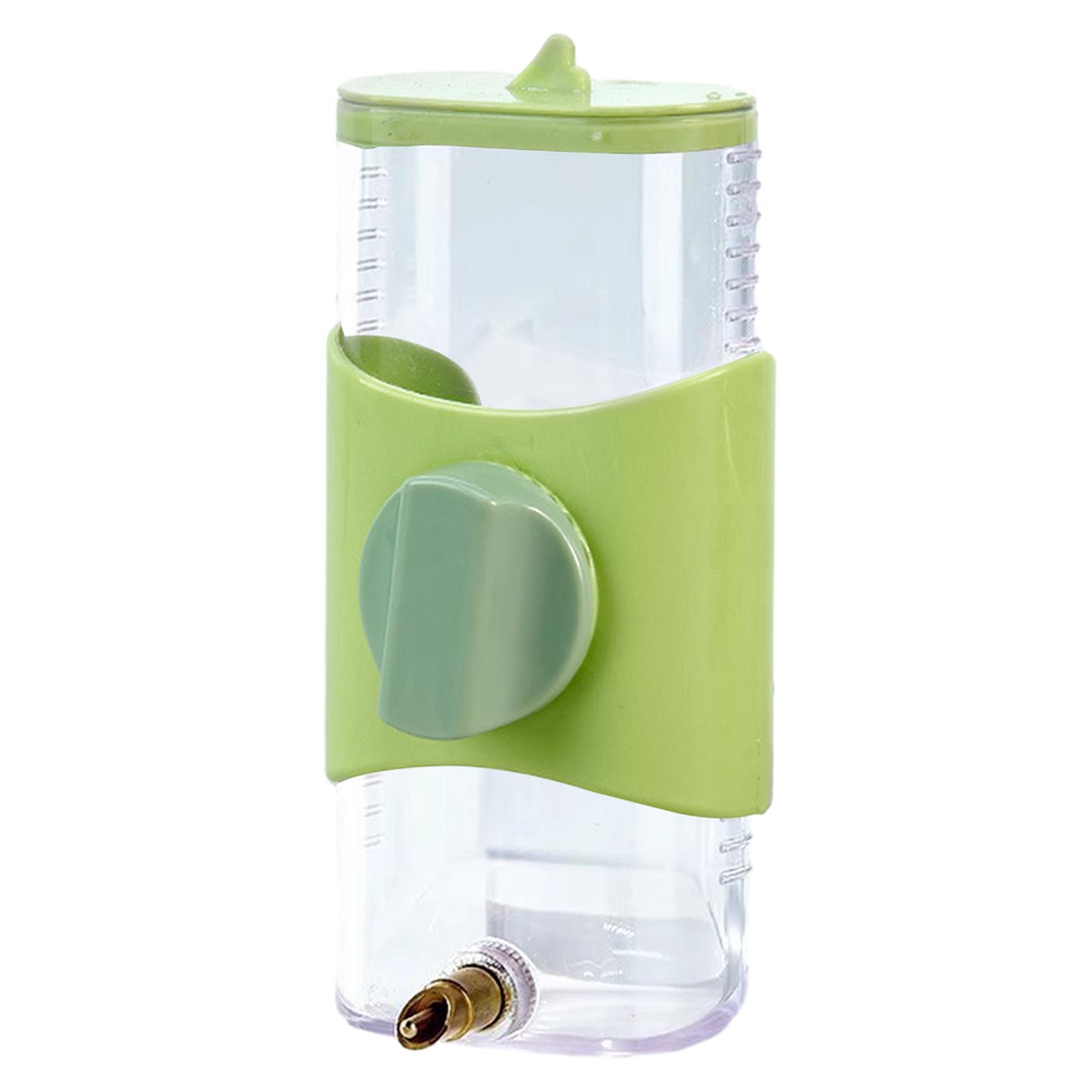 Ioensy - Bebedero Para Pájaros, Dispositivo Para Beber, Bebedero Para Loros, Para Pájaros Medianos, Periquitos, Conejos, Color Verde