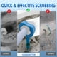 thumbnail image 3 of Escobilla de baño desechable HOMEBETTER con 112 recambios, color blanco, 3 of 7
