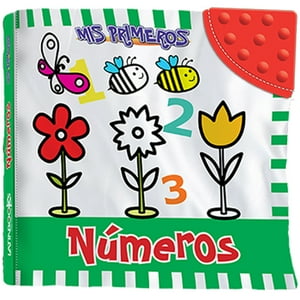 Zig Zag - Libro Mis Primeros - Números / 6 Páginas De Tela, De 16 X 15 Cm. Tapa De Tela. Incluye Mordillo