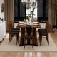 thumbnail image 3 of 70.9"Rectangular Large Dining Table, Waterproof Large Desk for 8 People, Deluxe Family Dining Table with Adjustable Legs for Kitchen,Living Room,Office, Rustic Brown,70.9''W x 35.4''D x 30.3''H, 3 of 3