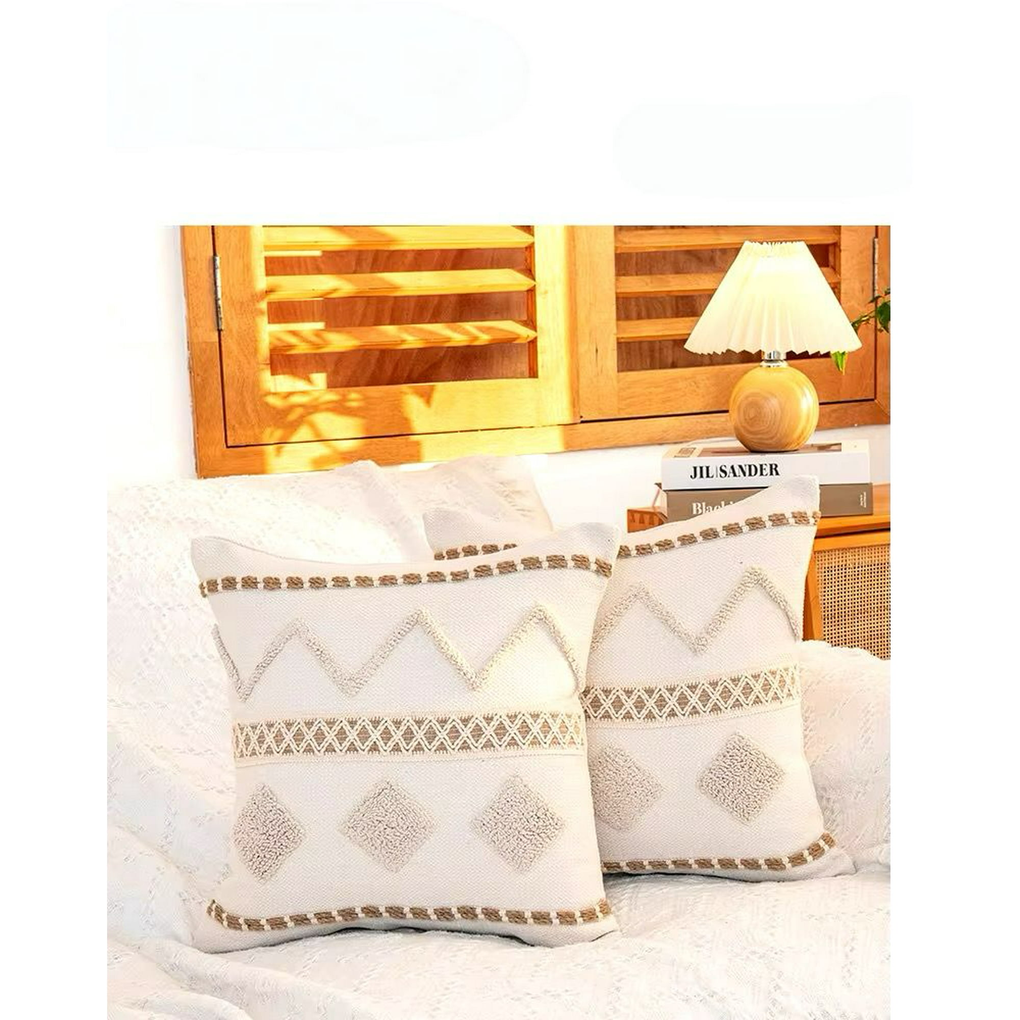 Genérico - Set 4 Funda Para Cojin Modelo Boho 45x45 C11