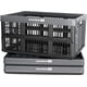 thumbnail image 1 of Cajas utilitarias plegables CleverMade Stone, 45 L, paquete de 3, 1 of 9