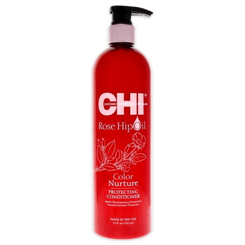 Acondicionador Chi Protector Nutritivo De Color Aceite De Rosa Mosqueta 739 Ml Unisex