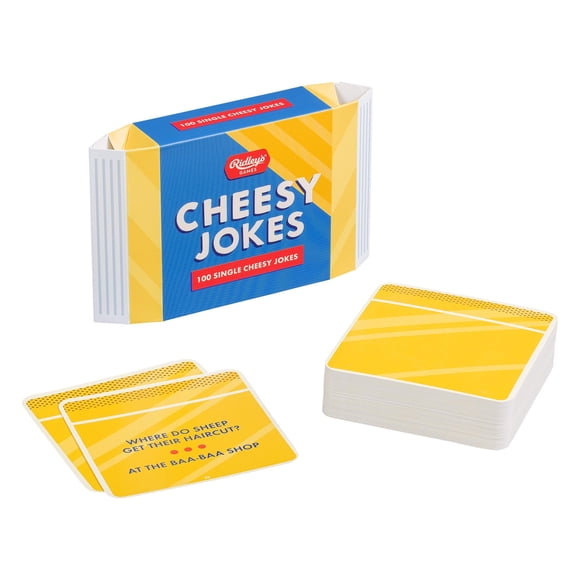 100 tarjetas individuales de broma cursi de Joke Cards Ridley's para niños y adultos