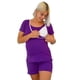 thumbnail image 2 of Pijama Maternal y Lactancia Morado XXL, 2 of 3