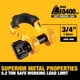 thumbnail image 3 of Shackle DEWALT DXBC8000-2KIT negro/amarillo 3/4 con 7/8 pines 4,7 t, 3 of 9