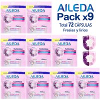 Detergente En Capsulas Premium Aileda Para Viajes En Total 72 Unidades Fresias Y Lirios