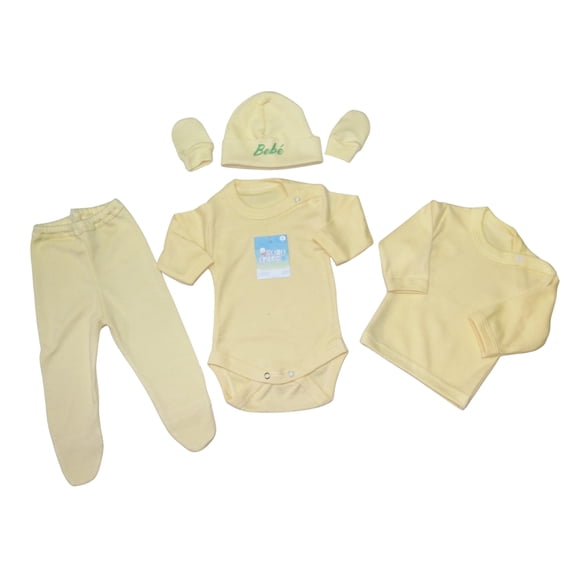 Ajuar Bebe 5 piezas, Talla 0, Recién nacido bebe pequeño