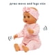 thumbnail image 5 of Baby Doll Baby Born Learn to Walk Olivia Gris-Green Eyes, 5 of 7