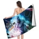 thumbnail image 4 of Fantasma del Espacio Toalla de playa de secado rápido con diseño temático, regalo para mujeres y niñas, ideal para cumpleaños, fans, amantes de la música, uso en la playa o al aire libre, 78 × 180 cm, 4 of 6