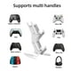 thumbnail image 3 of Controller Stand, Gaming Headset Stand Para PS5/PS4/Xbox Series X S/Xbox One/Nintendo Switch/Headset Aluminio Metal Soporte Universal Gamepad Game Controller Accesorios-Blanco, 3 of 9