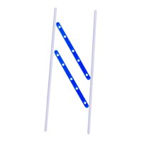 Magideal - Dispositivo De Horquilla, Pin De Punto De Flor, Herramientas Para Tejer Prendas De Punto, Artesanías, Marco De Fijación, Accesorios De Pin De Punto, P Estilo A