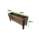 thumbnail image 3 of Macetero de Madera 60cm Color Roble con Patas de Fierro, 3 of 3