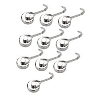 Bothyi - 10 Piezas Ganchos Magnéticos Portátiles Duraderos Para Utensilios De Cocina Hogar Baño Plata