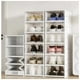 thumbnail image 5 of Conjunto De 6 Cajas Organizadoras Plegables Para Zapatos: Mantén Tus Tenis Ordenados Con Estilo, 5 of 8