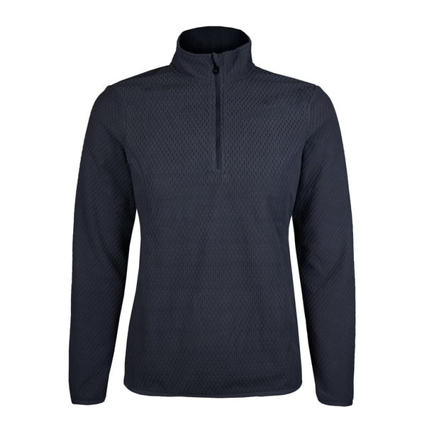 Polera Ii Capa Micropolar Panal Con Cierre Mujer