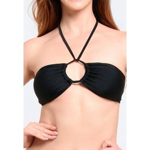 Samia - Bikini Sin Barba Strapless Negro L