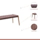 thumbnail image 3 of Banqueta Austral 120cm - Cuero sintético café, 3 of 4