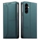 thumbnail image 1 of Funda tipo cartera con bloqueo RFID para Samsung Galaxy A56 cubierta magnética de cuero con tapa y soporte Verde, 1 of 6