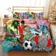 thumbnail image 3 of Supa Strikas Bedding Set Quilt Cover and Pillowcase 3-Piece Bedding Set (1 Duvet Cover + 2 Pillow Shams), 3 of 4