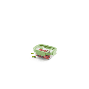 Lekue - Recipiente Hermético 100% De Vidrio 370 Ml Rectangular