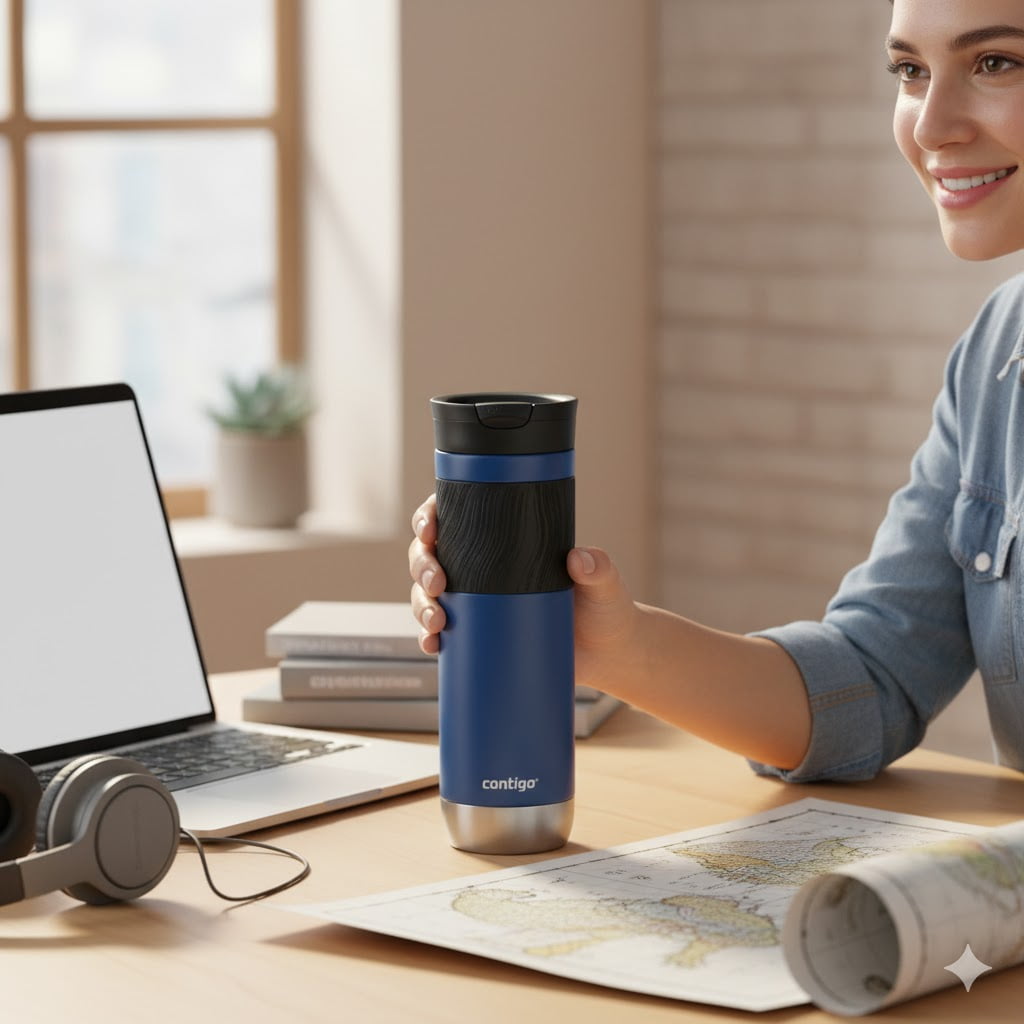 Vaso - Mug Contigo Byron 2.0 710ml Blue Corn Azul / Byron