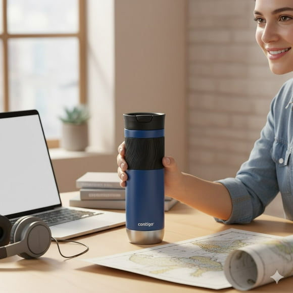 Vaso - Mug Contigo Byron 2.0 710ml Blue Corn Azul / Byron