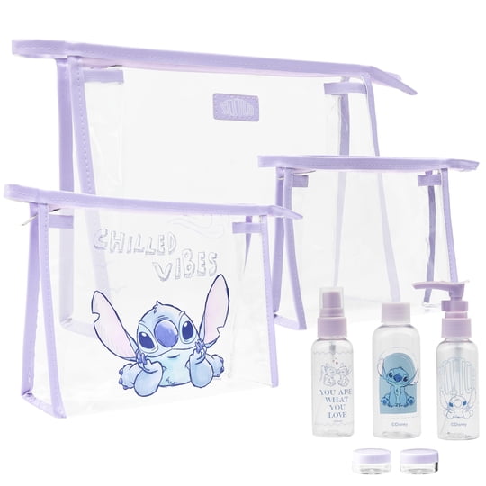 Set De Neceseres Disney Stitch Para Mujeres Y Niñas, 8 Unidades