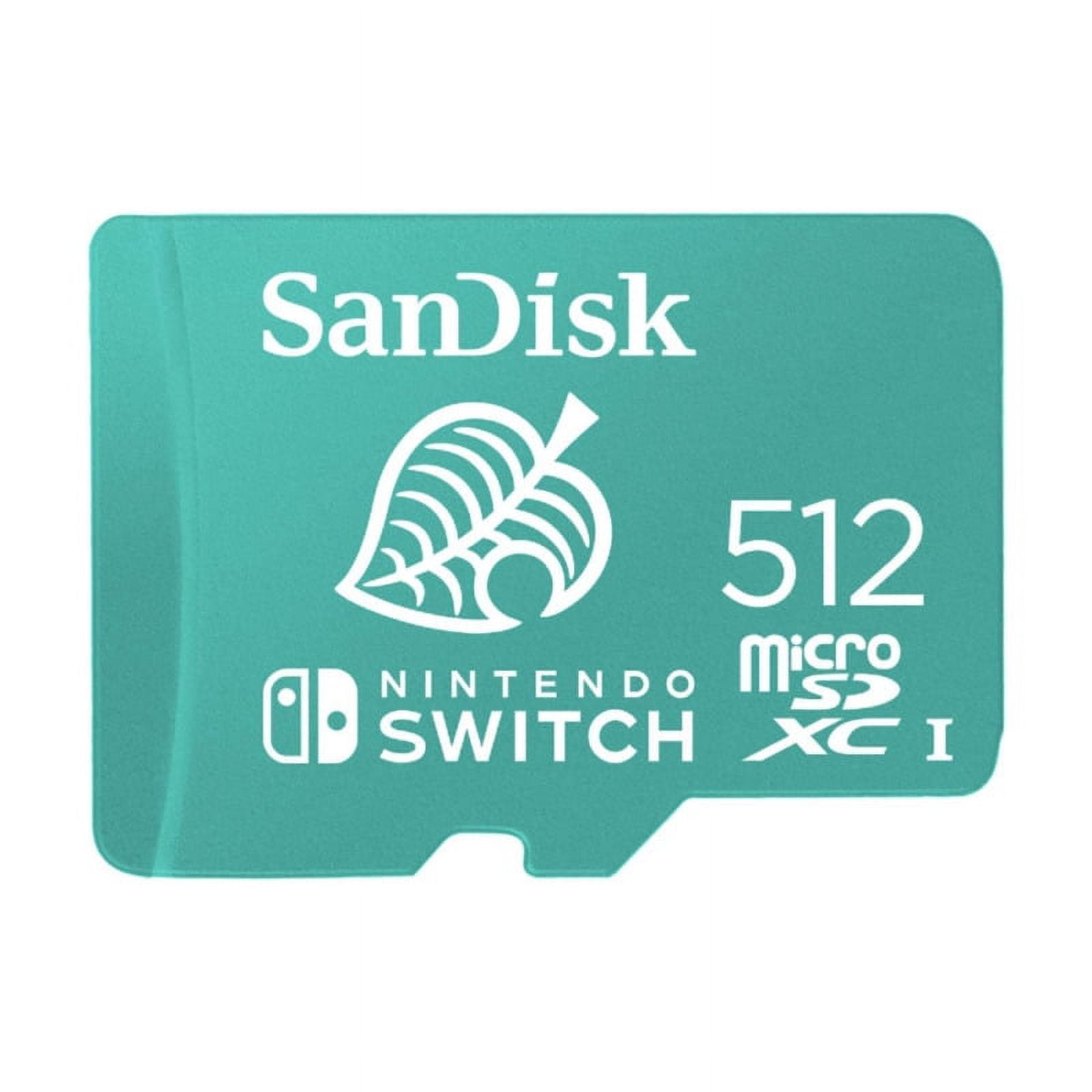Tarjeta Microsdxc Sandisk Nintendo Switch, 512gb, Clase 10