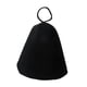 thumbnail image 2 of Sombrero de sauna sombrero de sala de sombrero de ducha contra el calor para baños de spa hombres mujeres Negro, 2 of 5