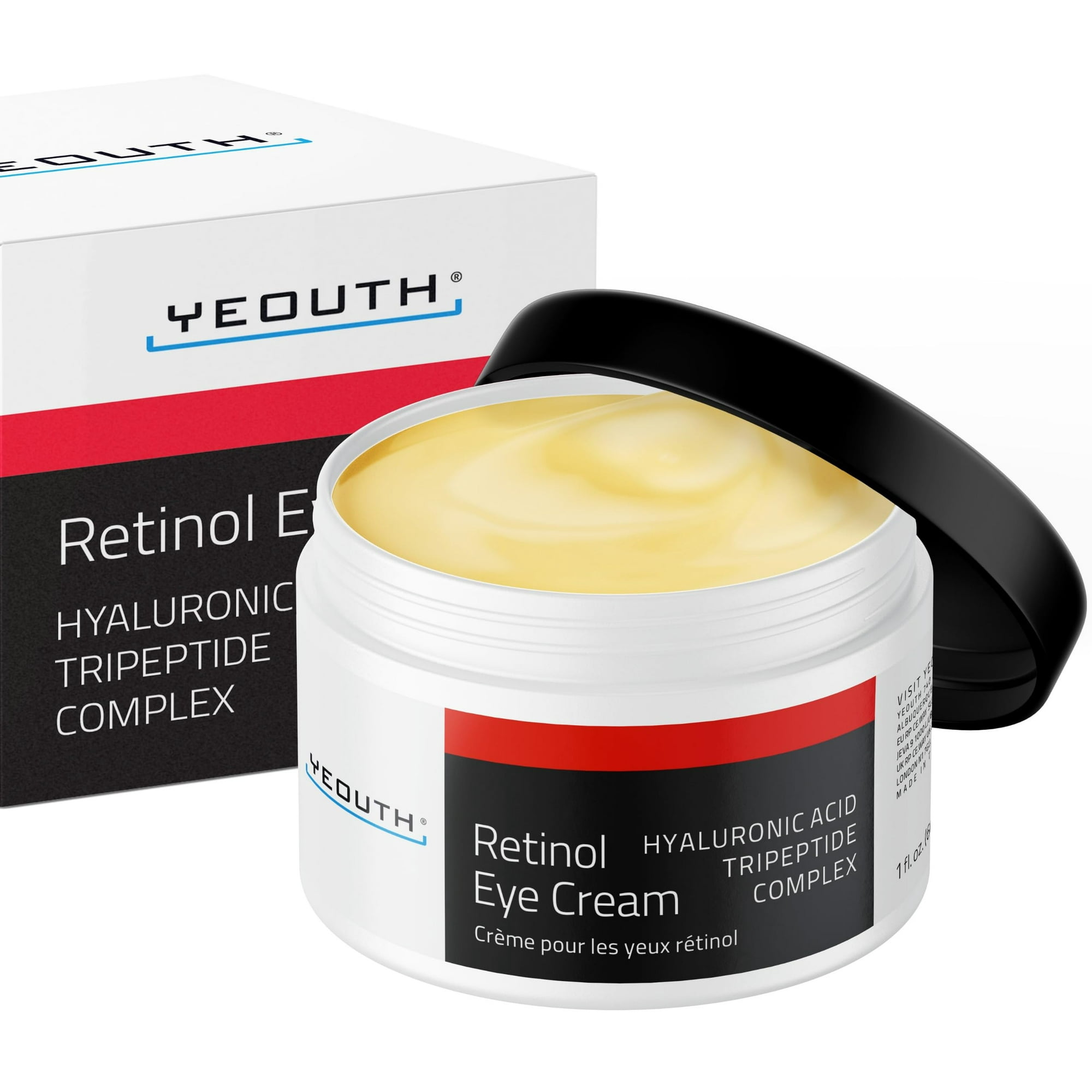 Crema De Ojos Yeouth Retinol Con Ácido Hialurónico 30 Ml Para Ojeras