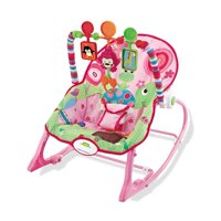 Pumucki - Silla Nido Mecedora Con Música, Color Rosado