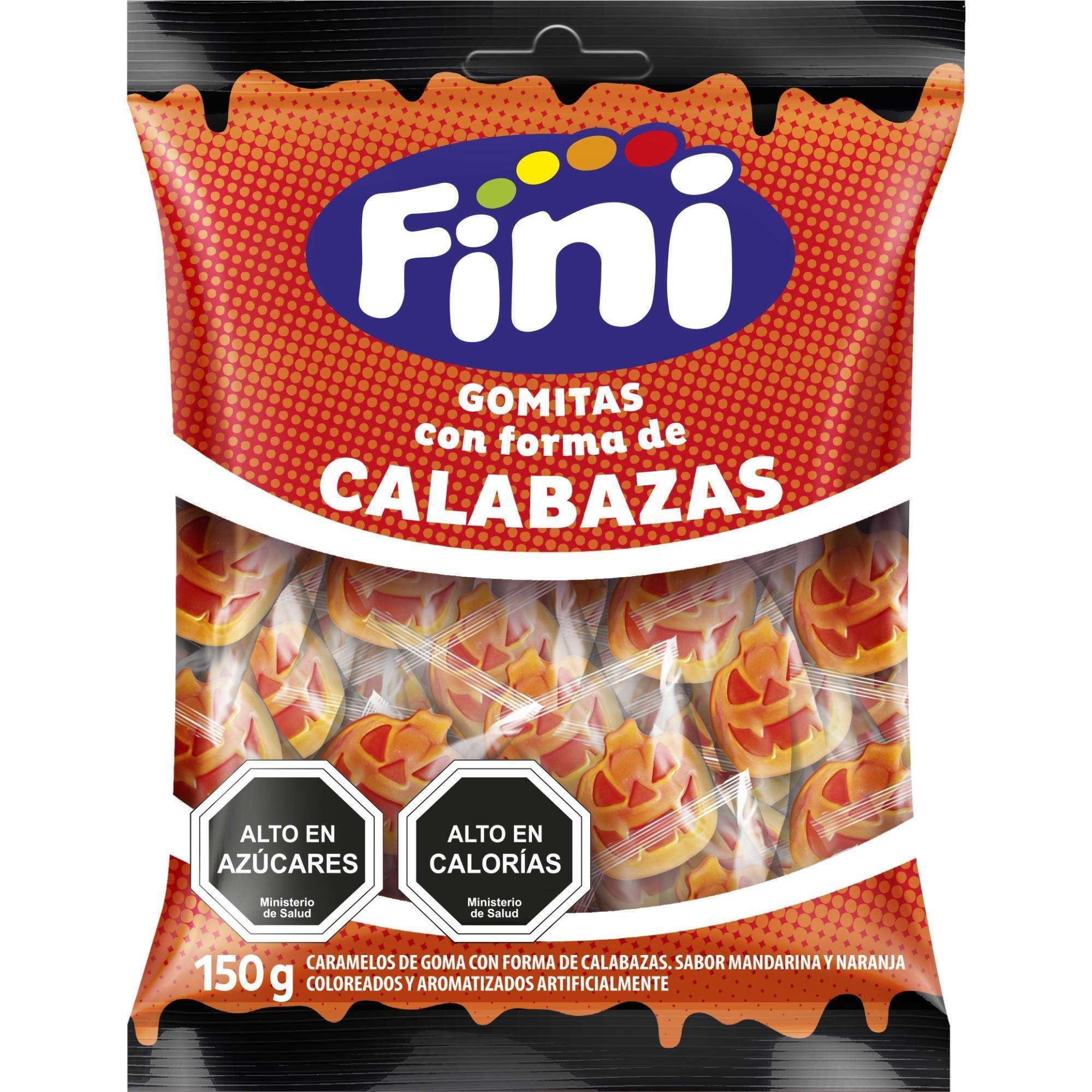 Gomitas Calabaza Sabor Mandarina Naranja 150 g Fini