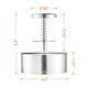 thumbnail image 5 of Máquina para hacer hamburguesas Brigii 304 de acero inoxidable Burger Press, 5 of 6