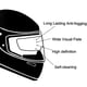 thumbnail image 2 of Pinlock Universal Anti Lluvia Casco Moto, Visera Rainproof, 2 of 4