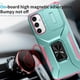 thumbnail image 3 of Funda Armada para Samsung Galaxy A34 5G con Tapa Deslizante y Soporte Magnético Giratorio Verde, 3 of 5