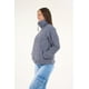 thumbnail image 2 of Poleron Sherpa Hot Print Medio Cierre Azul Mujer, 2 of 3