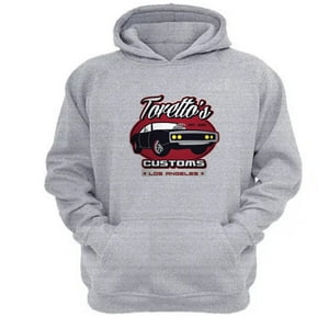 Genérico - Polerón Canguro Torettos Gris Claro Talla S Unisex