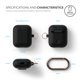 thumbnail image 5 of Funda de silicona elago para AirPods con llavero, 5 of 7