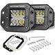 thumbnail image 1 of OFFROADTOWN Flush Mount LED Pods, luces de conducción de 5 pulgadas y 78 W, 2 unidades, 1 of 3