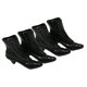 thumbnail image 2 of 2 Pares De Zapatos De Botines Para Mu?ecas Para Figuras De Mujer 1/12 Accs Negro, 2 of 5