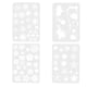 thumbnail image 4 of 4 Piezas Reusabletemplate Set Stencils Painting Craft Para Journal Notebook, 4 of 5