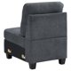 thumbnail image 3 of Posavasos para silla sin brazos Georgina, tapizado en tela gris acero, 3 of 5