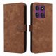 thumbnail image 1 of Funda Billetera para Motorola Moto Edge 60 Pro con Soporte - Cartera de Cuero con Ranuras Marrón, 1 of 5