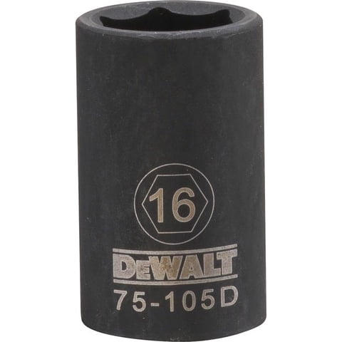 Dewalt - Disco Impact Socket Dwmt75105Osp De 16 Mm Y 1 2 Pulgadas 6 Puntos