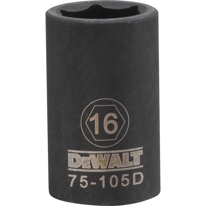 Dewalt - Disco Impact Socket Dwmt75105Osp De 16 Mm Y 1 2 Pulgadas 6 Puntos
