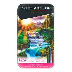 Set 12 Lápices De Colores Prismacolor Paisaje
