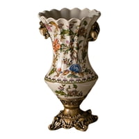 Bothyi - Florero De Cerámica, Centro De Mesa Vintage Para Entrada, Sala De Estar, Fiesta, Estilo D